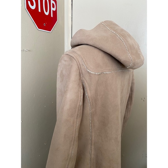 Gap Faux Shearling Long Coat - Picture 2 of 3